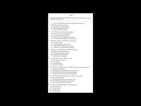 Listening B2, FCE Practice Plus 2 2015, Test 3, Part 1