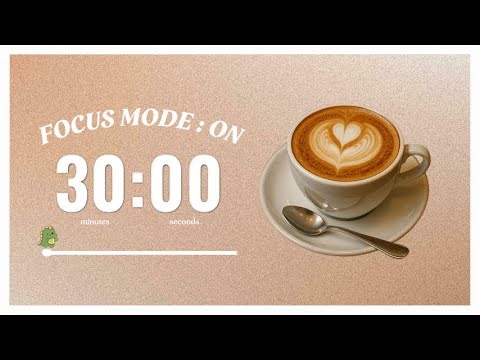 ☕ 1 HOUR STUDY WITH ME | 30/10 Pomodoro Timer + jazz music for ADHD