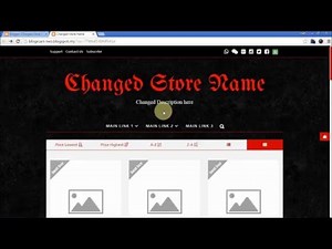 How To Setup Blogger Template Shopping Cart Currency - BlogrCart TWO