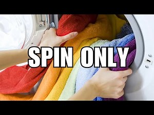 LG Washing Machine SPIN ONLY Mode ( FAST )