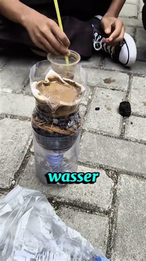 Die Schüler verwandelten schmutziges Wasser in sauberes Wasser🤯