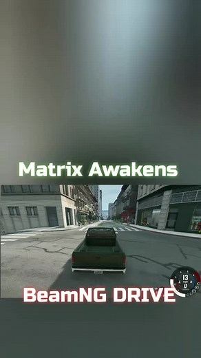 Stunt Driving in Matrix Awakens with BeamNG Drive