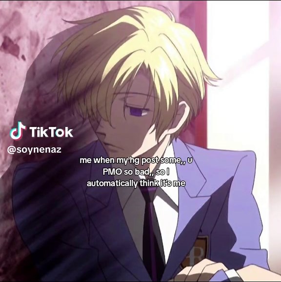 Tamaki's Accidental Blush in Ouran High School Host Club