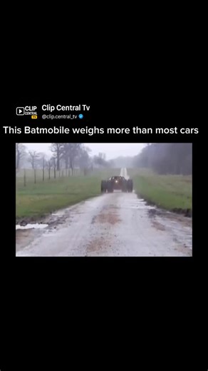 Clip.Central Tv on Instagram: "What you’re watching is real test footage of Christopher Nolan’s full-scale, practical Batmobile prototype built for The Dark Knight trilogy. Unlike most movie vehicles, this Batmobile wasn’t CGI. It was a 2.5-ton, fully functional machine with a real V8 engine, reinforced suspension, armored body panels, and off-road capability. Nolan insisted on practical effects, which meant the vehicle had to actually drive, jump, drift, and survive crashes during filming. This