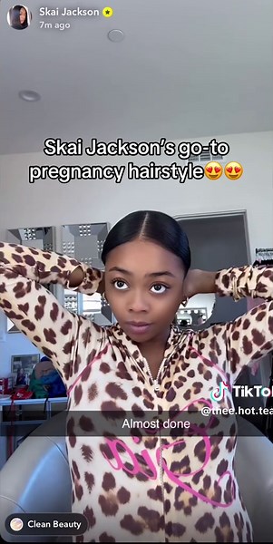 Skai Jackson’s Favorite Pregnancy Hairstyle Tutorial