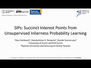 SIPs: Succinct Interest Points from Unsupervised Inlierness Probability Learning (3DV 2019)