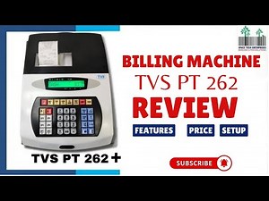TVS PT 262 Billing Machine Review | Features, Price & Setup | (E-Cash Register / POS Terminal)