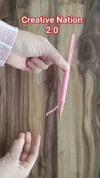Easy Yarn Flowers with a Pen #diy #amazing #subscribe #like #art #amazing
