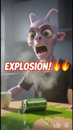 Coffee vs Energy Drink: Alien Test Gone Wrong ⚡☕👽 #Shorts #ZixCaffeine