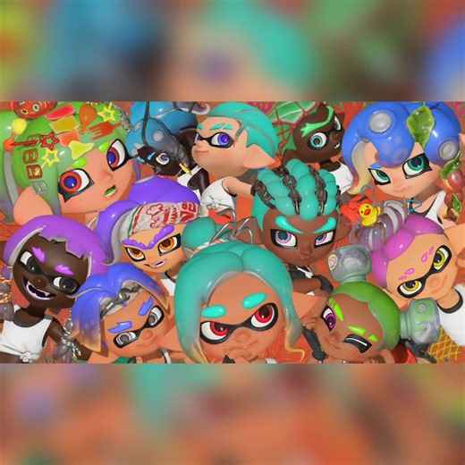 judging by how it's the only hairstyle to show this, it's probably just a stylistic choice. Still very neat, I prefer it to the ugly fugly purple color any day! #splatoon3 #splatoon #スプラトゥーン #スプラトゥーン3 #foryou