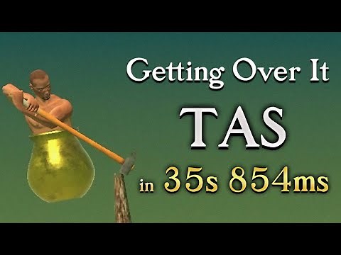 Getting Over It TAS (Tool-Assisted Speedrun) in 35.854s