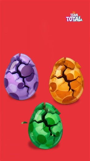 Jurassic Challenge! 🦖💥 Choose a dinosaur egg 🥚🦖 Who will be inside? 👀😱 #teamtotal #clan