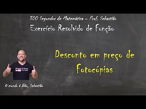 FUNÇÕES - VÁRIAS SENTENÇAS - Exercício 6 - Desconto em Preço de Fotocópias