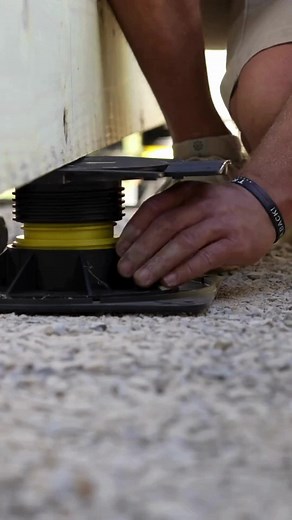 How To: Create a perfectly level ground level deck in minutes. #DeckTok #LevelUpDecking #ProBuilder