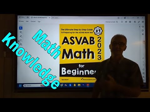 ASVAB 2023 Mathematical Knowledge Practice Test