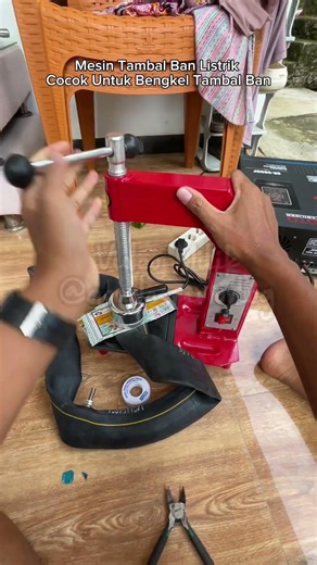 Alat tambal ban listrik otomatis mati sendiri cocok untuk yang punya usaha tambal ban