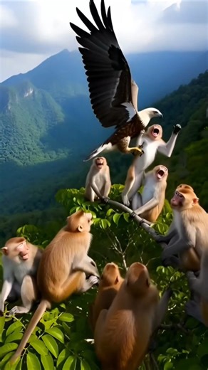Dangerous Eagle Attacks Caught on Camera | Monkey को लेकर उड़ गया ईगल