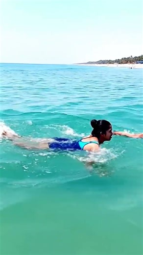 Swimming on the beach, vacation day😍 #adventure #drone #waterfall #travel