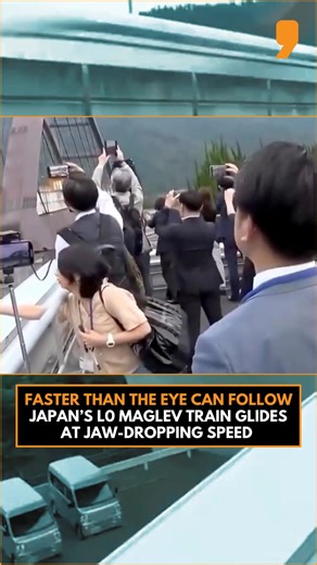 990K views · 3K reactions | A video gaining traction on social media shows #Japan’s L0 Maglev #train racing along a test track at what appears to be an extremely high speed. #Viral #Video #viralvideo | NEWS9 | Facebook
