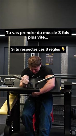 Les 3 règles d'une prise de muscle réussie ✅