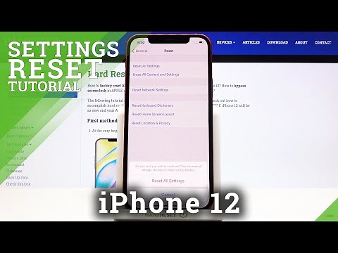 How to Reset All Settings in iPhone 12 – Manufacturer Settings