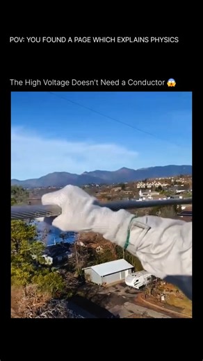 QUANTUMBYTES on Instagram: "EXPLAINATION ⬇️ When you bring your hand close to a high-voltage source, the strong electric field can ionize the surrounding air, creating a conductive path through which current can flow. This process, known as dielectric breakdown, allows electrons to jump across the air gap, sometimes visible as a spark or arc. Additionally, your body acts as a capacitor, and capacitive coupling can cause a displacement current to flow even without direct contact. If the voltage i