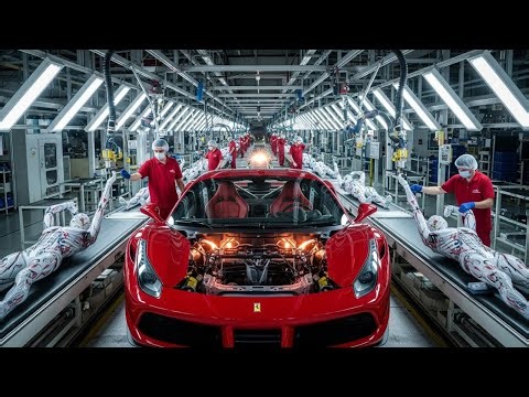 Ferrari's TOP SECRET Assembly Line Revealed! Inside Italy's Luxury Supercar Factory