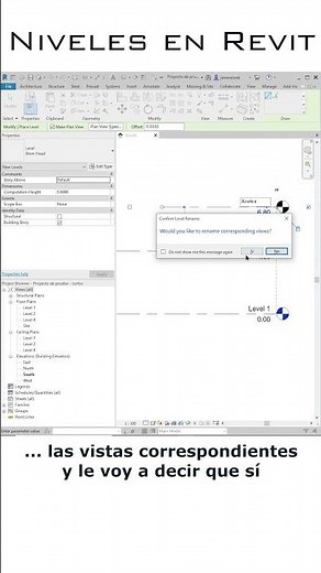 NIVELES en REVIT