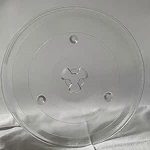 10 1/2 Inches Replacement Microwave Glass Plate Compatible with Hamilton Beach 252100500497, HB-P90D23, Microwave Glass Turntable Compatible with GE, Sunbeam, Emerson P23, Replace Part #252100500497