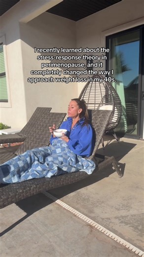 For years, I thought weight loss in your 40s was about trying harder. Less food. More workouts. More discipline. But learning about the stress-response theory in perimenopause flipped that belief upside down. Your body doesn’t care how motivated you are. It cares whether it feels safe. In this season, chronic stress, over-exercising, poor sleep, emotional load all land in the body the same way. As a threat. And when the body senses threat, it holds on. To weight. To inflammation. To survival pat