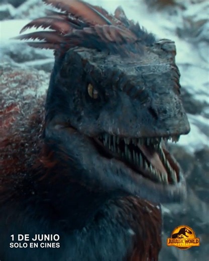 Además del legendario T-Rex, en #JurassicWorldDominio habrá nuevos dinosaurios. ¿Ya conoces al Pyroraptor? No te pierdas el fin de la era jurásica ya en Multicines. 😎 | Multicines