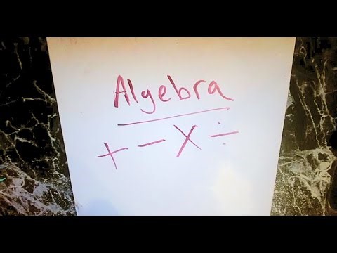 Intro to Algebra – Lesson 1: Variables & One Step Equations