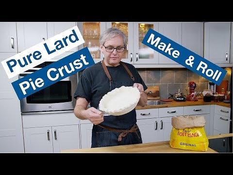 🔵 How To Make And Roll Lard Pie Pastry || Glen & Friends Cooking