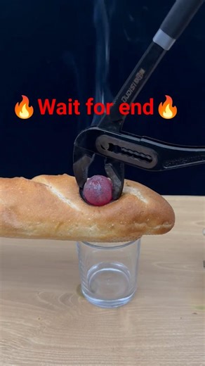 Hot Metal Ball vs bread🥪 l Science Experiment