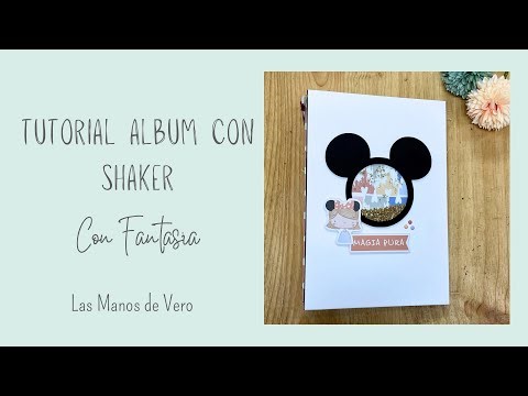 Tutorial álbum de fotos con la colección Fantasía de Alua Cid 📸✨ | Scrapbooking con portada shaker