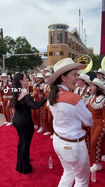 Ashley McBryde Drum Major Performance at UT Austin