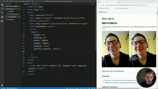 face-api.js人脸识别库的使用