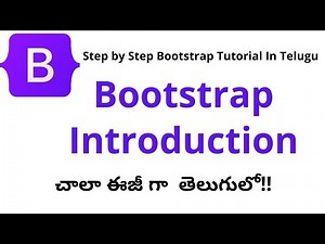 #1 Introduction to Bootstrap in Telugu|Bootstrap in Telugu|Bootstrap Introduction|What is Bootstrap