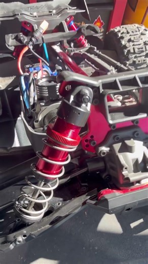 @traxxas@DKKY fans##sledge#6s#new motor fan#rclife#new Traxxas metal shock ring retainers