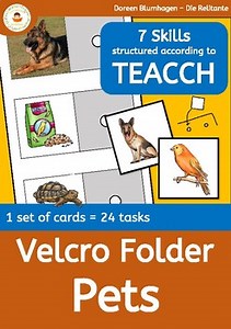 TEACCH Pets – File Folder Tasks for Special Education 24 Differentiated Activity