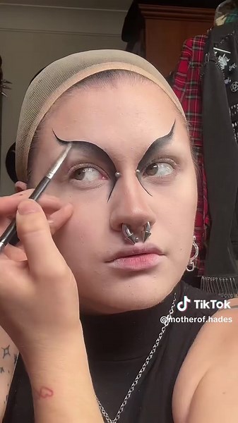 Goth Birthday Glam: Blue Makeup Inspiration