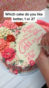 813K views · 44K reactions | Beautiful lettering ❤️❤️❤️ | Cake Art Ideas | Facebook