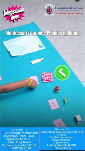 How Kids Learn to Read at Cambridge Montessori #ytshorts #shorts