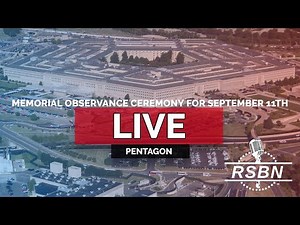 LIVE REPLAY: The Pentagon Holds a Memorial Observance Ceremony for September 11th - 9/10/25