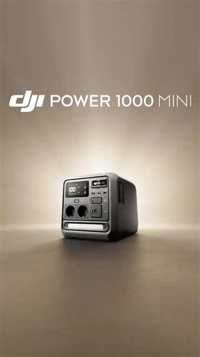 Introducing the all-new DJI Power 1000 Mini – DJI’s most portable 1kWh outdoor power station!