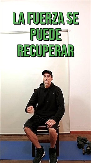 ¿Podés levantarte 5 veces de la silla? Hacé esta prueba | +60 #rutinasdamianbello