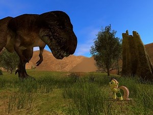 Roar (Fluttershy Cover) (Dinosaur Edition)