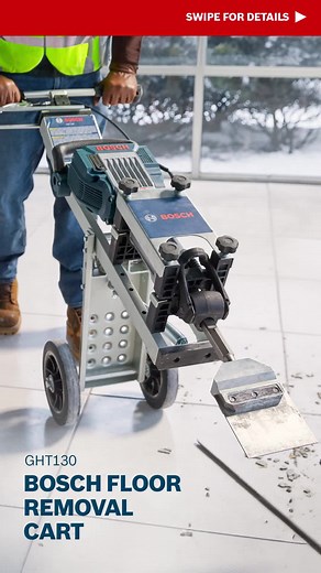 GHT130 Floor Removal Cart 🤝 fast and easy floor demolition #WhatHardWorkersDeserve