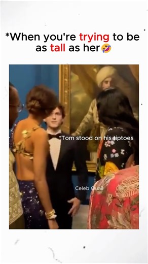 When you're trying to be as tall as her #Zendaya #Tomholland