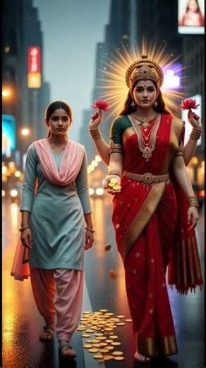 🙏Worship Goddess Lakshmi | Hail Mother Lakshmi – Divine Blessings of Wealth & Prosperity🙏#lordmoon